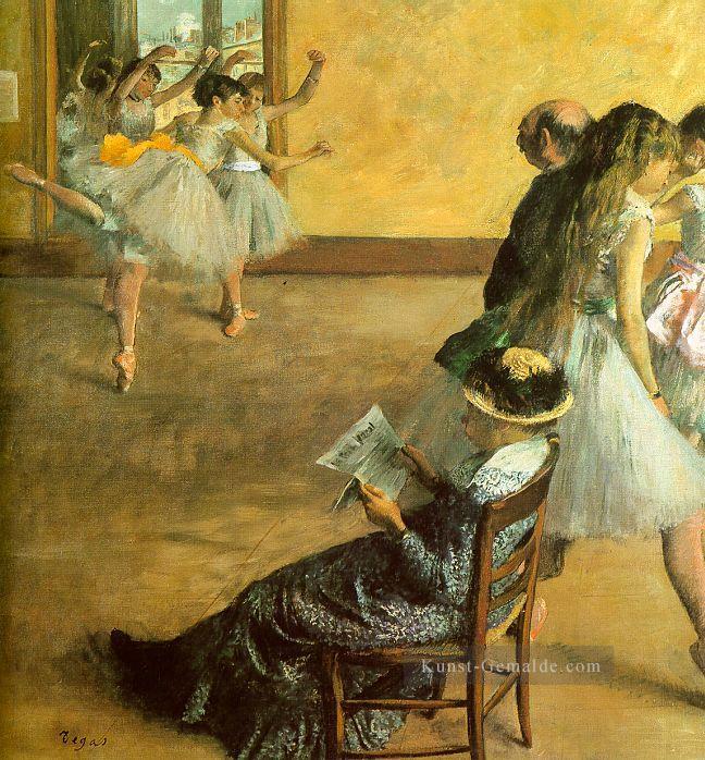 Ballett Klasse Impressionismus Ballett Tänzerin Edgar Degas Ölgemälde